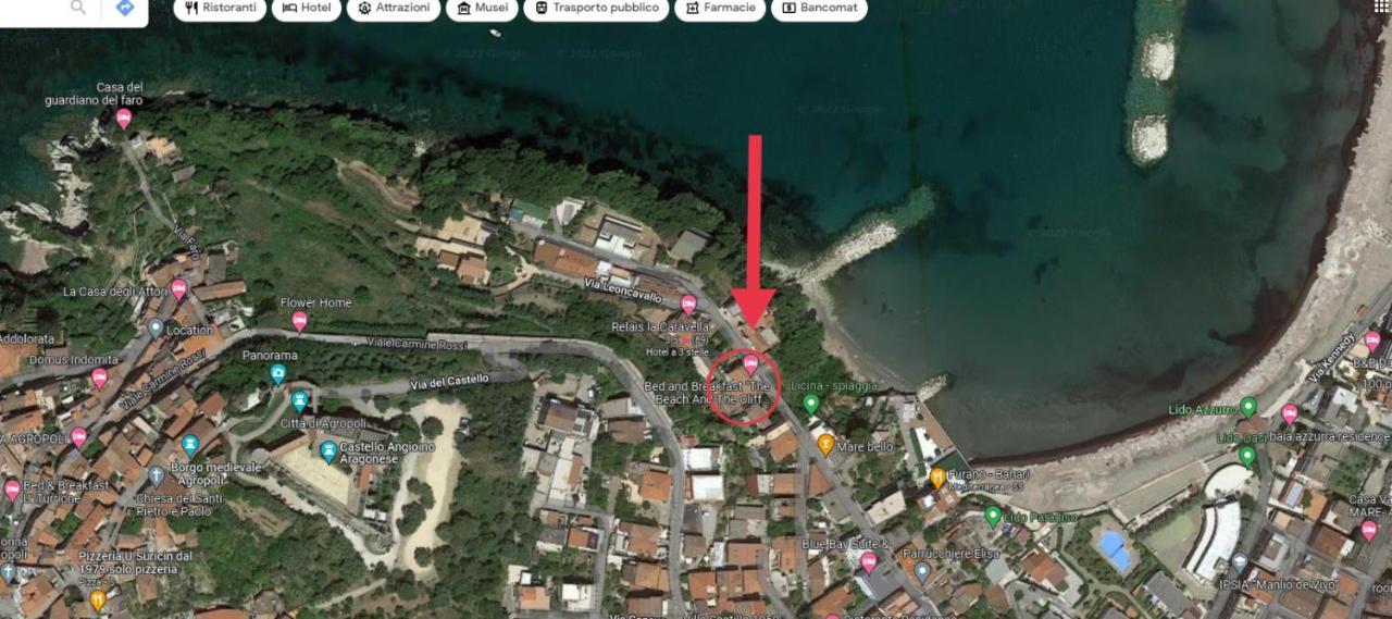 Panoramic Apartments In Villa In Center "The Beach And The Cliff" 1 Agropoli Kültér fotó